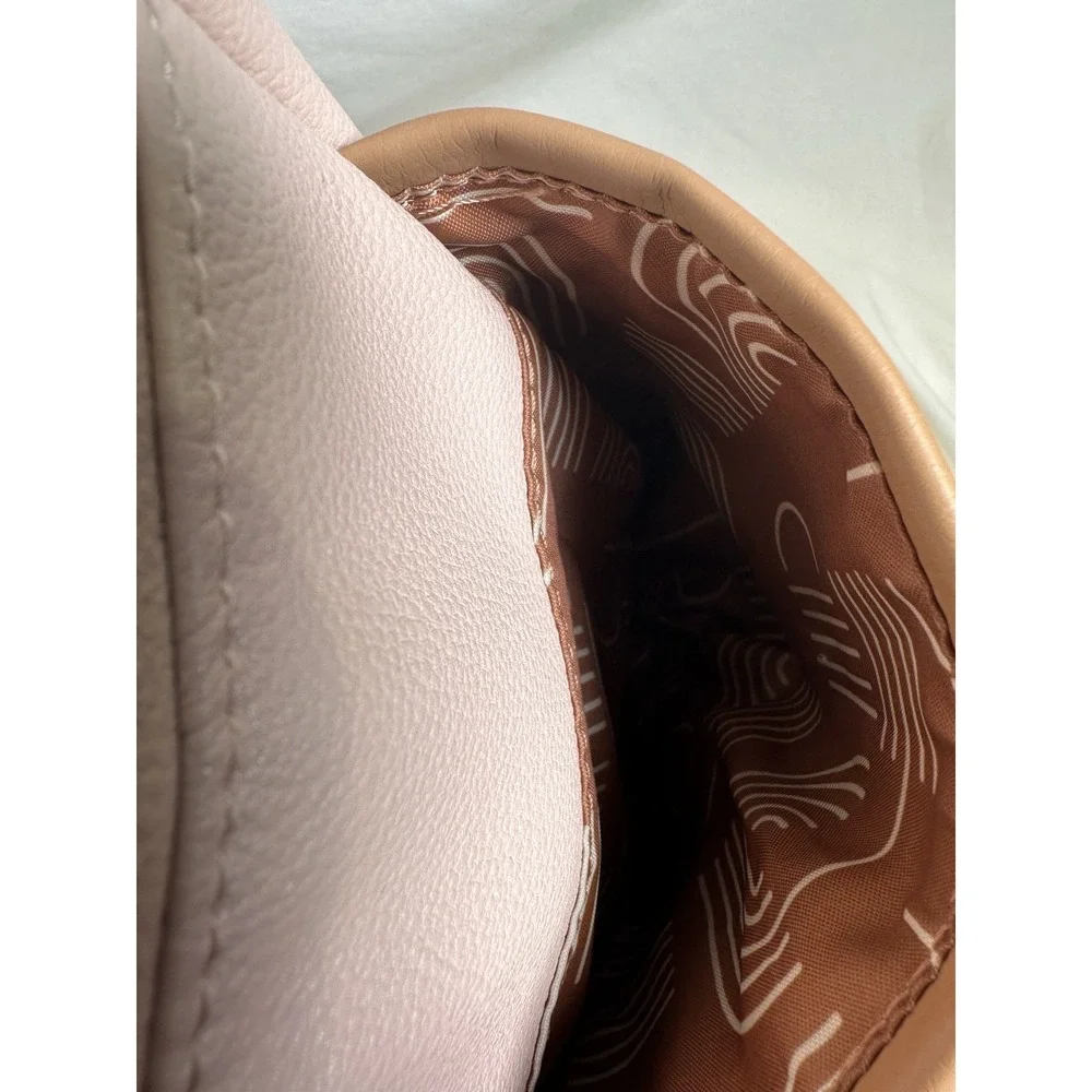 Petunia Pickle‎ Bottom District Backpack Blush Camel Diaper Bag Clean